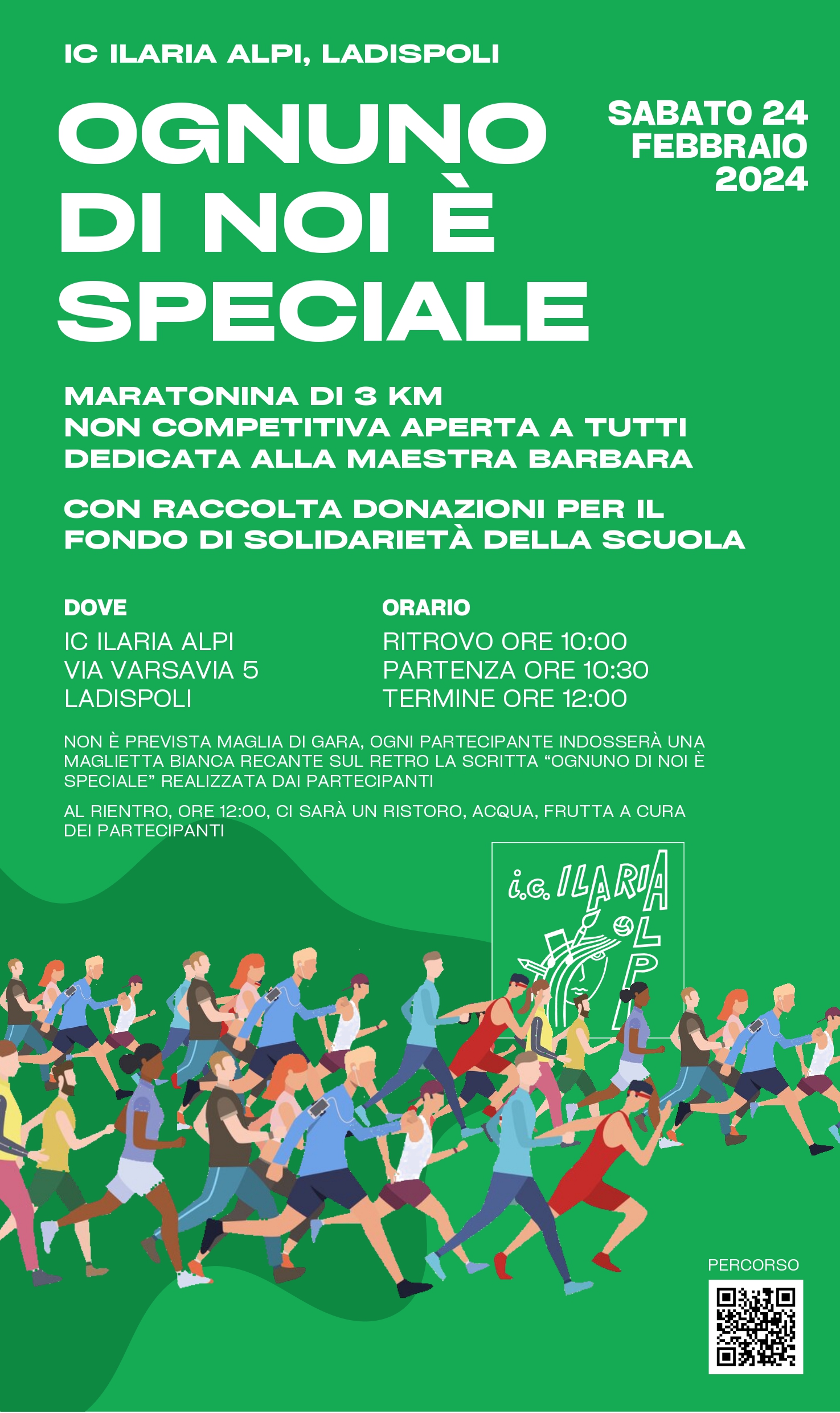 Maratonina OGNUNO DI NOI E’ SPECIALE locandina